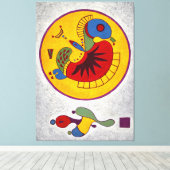 Toile KANDINSKY - INTITULÉ - c. 1944 - Bauhaus - (Insitu (Plancher de Bois))