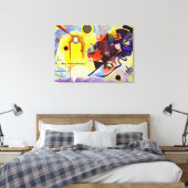Toile Kandinsky - jaune-rouge-bleu (Insitu(Chambre))