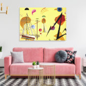 Toile Kandinsky - Line-Spot, peinture abstraite colorée (Insitu(Salon))