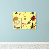 Toile Kandinsky - Line-Spot, peinture abstraite colorée (Insitu (Plancher de Bois))