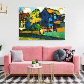 Toile Kandinsky - Maison Bleue Petite (Insitu(Salon))