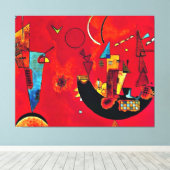 Toile Kandinsky - Mit und Gegen (Insitu (Plancher de Bois))