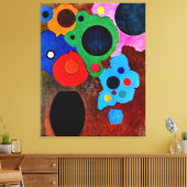 Toile Kandinsky - Noir croissant, (Insitu(Salon))