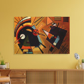 Toile Kandinsky - Noir et Violet (Insitu(Salon))