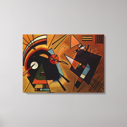 Toile Kandinsky - Noir et Violet (Recto)