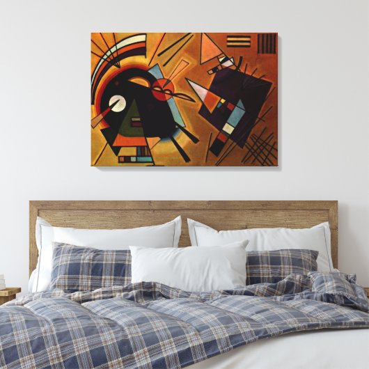 Toile Kandinsky - Noir et Violet (Insitu(Chambre))