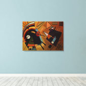 Toile Kandinsky - Noir et Violet (Insitu (Plancher de Bois))