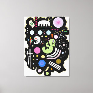 Toile KANDINSKY - NOIR VARIÉ (Noir bigarré) - 1935