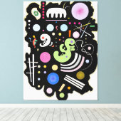 Toile KANDINSKY - NOIR VARIÉ (Noir bigarré) - 1935 (Insitu (Plancher de Bois))