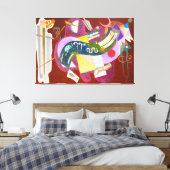 Toile KANDINSKY - NOIR VARIÉ (Noir bigarré) - 1935 (Insitu(Chambre))