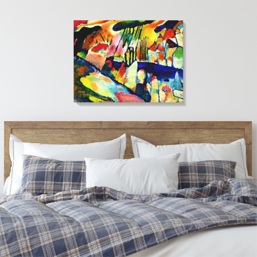 Toile Kandinsky - Paysage avec pluie (Insitu(Chambre))