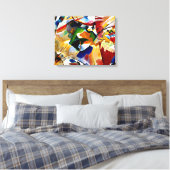 Toile Kandinsky - Peinture avec Centre Vert (Insitu(Chambre))