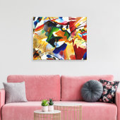 Toile Kandinsky - Peinture avec Centre Vert (Insitu(Salon))