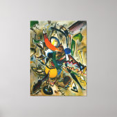 Toile KANDINSKY - PEINTURE AVEC POINTS - 1919 -abstrait- (Recto)