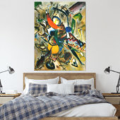 Toile KANDINSKY - PEINTURE AVEC POINTS - 1919 -abstrait- (Insitu(Chambre))