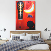 Toile KANDINSKY - PERTE EN ROUGE (Perte im Rot) - 1925 - (Insitu(Chambre))