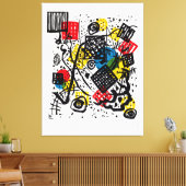 Toile KANDINSKY - PETITS MONDES V - 1922 - Bauhaus - (Insitu(Salon))