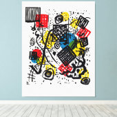 Toile KANDINSKY - PETITS MONDES V - 1922 - Bauhaus - (Insitu (Plancher de Bois))