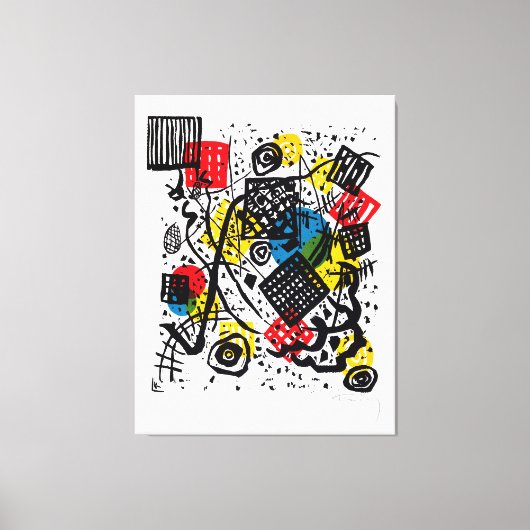 Toile KANDINSKY - PETITS MONDES V - 1922 - Bauhaus - (Recto)