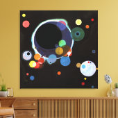 Toile Kandinsky - Plusieurs Cercles  (Insitu(Salon))