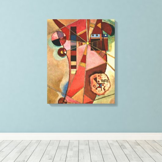Toile Kandinsky - Points fixes (Insitu (Plancher de Bois))