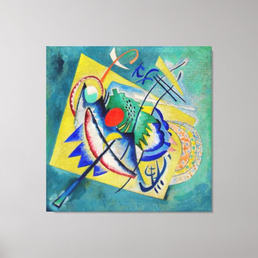 Toile KANDINSKY - RED OVAL - 1920 - Bauhaus - (Recto)