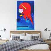 Toile KANDINSKY - RED (Rot - Rouge) - 1924 - Bauhaus - (Insitu(Chambre))