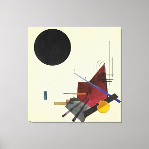 Toile KANDINSKY - RELATION NOIRE - 1924 - Bauhaus -