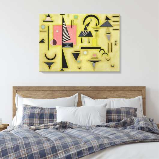 Toile Kandinsky - Rose décisive (Insitu(Chambre))