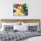 Toile Kandinsky - rue Murnau avec femmes, 1908, (Insitu(Chambre))