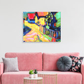 Toile Kandinsky - rue Murnau avec femmes, 1908, (Insitu(Salon))