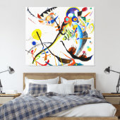 Toile KANDINSKY - SEGMENT BLEU - 1921 - Bauhaus - (Insitu(Chambre))