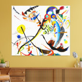 Toile KANDINSKY - SEGMENT BLEU - 1921 - Bauhaus - (Insitu(Salon))
