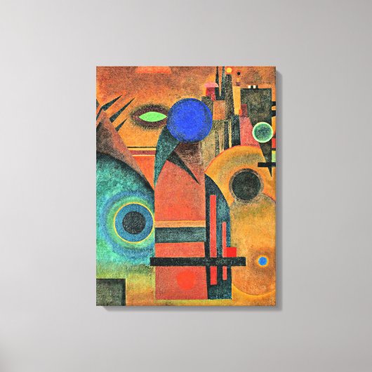 Toile Kandinsky - Silence Brun (Recto)