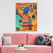 Toile Kandinsky - Silence Brun (Insitu(Salon))