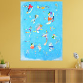 Toile KANDINSKY - SKY BLUE (Bleu de Ciel) - 1940 - (Insitu(Salon))