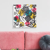 Toile Kandinsky Small Worlds V Classic Abstrait (Insitu(Salon))