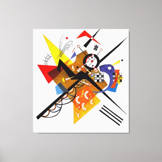 Toile KANDINSKY - SUR WHITE II -1923 - Bauhaus (Recto)