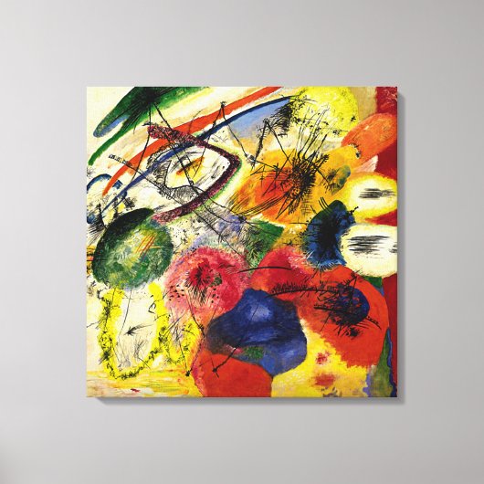 Toile Kandinsky - Traits noirs (Recto)