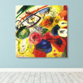 Toile Kandinsky - Traits noirs (Insitu (Plancher de Bois))