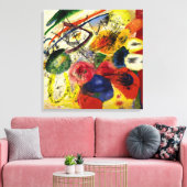Toile Kandinsky - Traits noirs (Insitu(Salon))