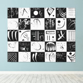 Toile KANDINSKY - TRENTE (Dreißig - Trente) - 1937 - (Insitu (Plancher de Bois))