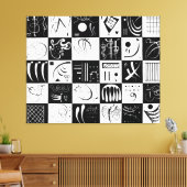 Toile KANDINSKY - TRENTE (Dreißig - Trente) - 1937 - (Insitu(Salon))