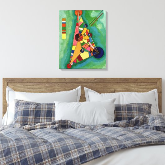 Toile Kandinsky - Triangle multicolore (Insitu(Chambre))