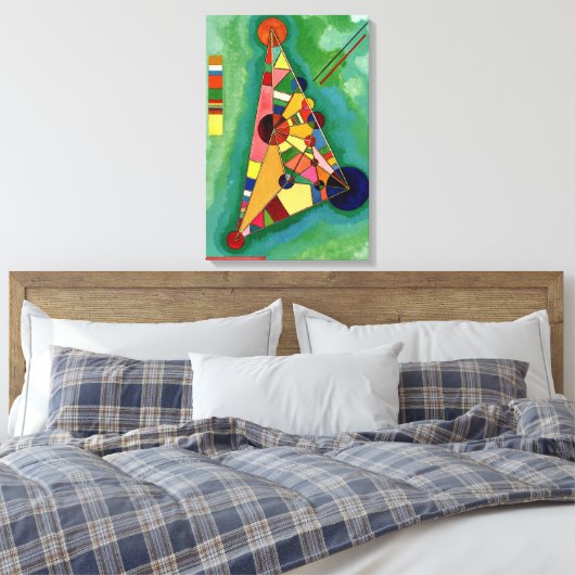 Toile Kandinsky - Triangle multicolore (Insitu(Chambre))