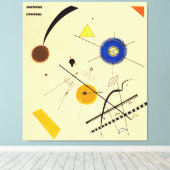 Toile KANDINSKY - TROIS CERCLES LIBRES - 1923 - Bauhaus  (Insitu (Plancher de Bois))