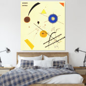 Toile KANDINSKY - TROIS CERCLES LIBRES - 1923 - Bauhaus  (Insitu(Chambre))