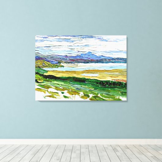 Toile Kandinsky - Tunis, La Baie (Insitu (Plancher de Bois))