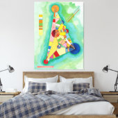 TOILE KANDINSKY - VARIÉTÉ DANS LE TRIANGLE - 1927 - (Insitu(Chambre))