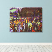 Toile Kandinsky - Vie Colorée, (Insitu (Plancher de Bois))